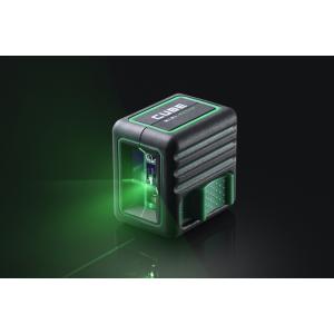 ダイレクトグリーン レーザー墨出し器 キューブミニベーシック 1V1H  受光器対応(別売りLR60G or LM70) コンパクト 高輝度 墨出し機 オート―レーザー 送料無料｜測量用品のADAJAPANヤフー店