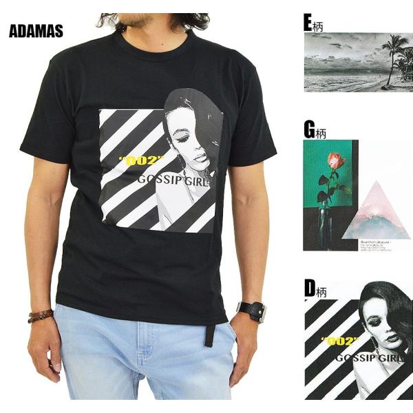 Tシャツ メンズ 半袖 綿100% おしゃれ カットソー プリントTシャツ 転写プリント フォトプリ...