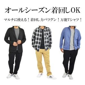 Tシャツ メンズ 7分袖 七分袖 長袖 ロンT...の詳細画像5