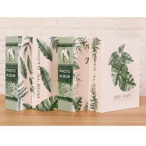 フォトアルバム L判 アルバム 写真 大容量 100枚収納 写真整理 フォトブック リーフ 葉っぱ PPポケット アルバム 収納 キッズ レディース