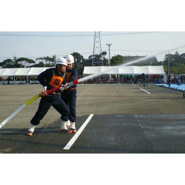 細いノズルは最後に詰まる！ど迫力ストレート新操法用ノズル「マッハ21改KG　小型ポンプ用」全国優勝モ...