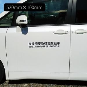 産廃マグネット 産業廃棄物運搬収集車 表示看板...の詳細画像2