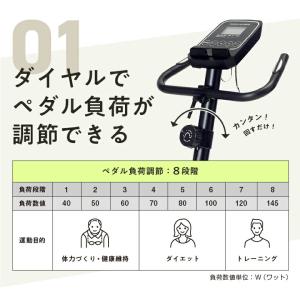 アルインコ フィットネスバイク AFB5223...の詳細画像2