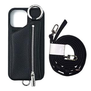 ajew iPhone15Proケース スマホケース ショルダーひも付き 品 エジュー バンパー ajew cadenas zipphone case shoulder aj02-00315 iPhone15Pro Blaの商品画像