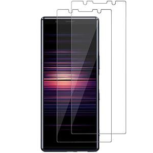 2枚入り Xperia5 用 ガラスフィルム エクスペリア5 フィルム SOV41 強化ガラス SO-01M 保護フィルム 気泡ゼロ/貼り付け簡単/高透過率/硬度9H｜add-shoping