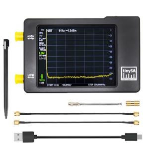 Dearsee TinySAスペクトラムアナライザハンドヘルド 100kHz?960MHzポータブル2.8インチタッチスクリーン周波数アナライザMF / HF/VHF UHF入力 信号｜add-shoping