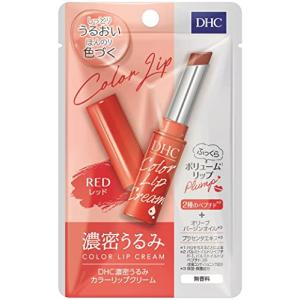 DHC 濃密うるみ カラーリップクリームN レッド 無香料 1.5g｜add-shoping