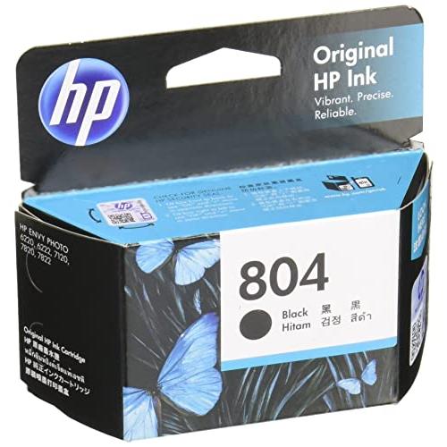 HP 804 純正 インクカートリッジ 黒 ブラック T6N10AA国内品