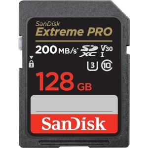 SanDisk サンディスク 128GB Extreme PRO SDXC UHS-I メモリーカード - C10、U3、V30、4K UHD、SDカードDigital Cameras - SDSDXXD-128G-GN4IN｜add-shoping