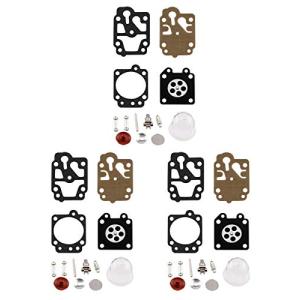 TSUCIA ワルボロWYJ・WYL系 キャブレターに適用 修理用 用部品 ダイヤフラムセット 互換品 12個部品組み(3セット)｜add-shoping