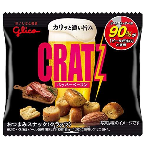 江崎グリコ クラッツペッパーベーコン 14g×20個 個包装 おつまみ おつまみセット スナック菓子...