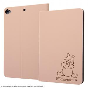 ディズニー iPad mini 2019 第5世代 手帳型レザーケース くまのプーさん_6 スタンド機能 軽量 スリム グッズ かわいい おしゃれ イングレム IJ-DPA12LCBE-PO043の商品画像