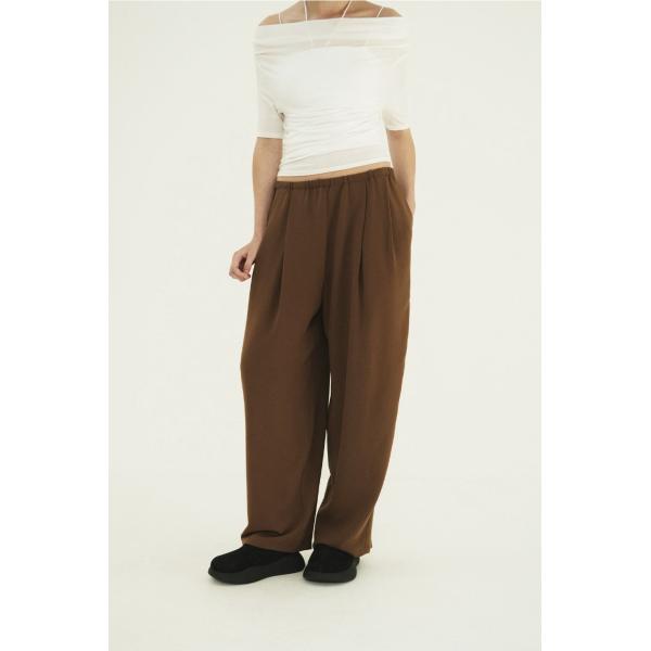 クラネ / CLANE ドローストリングルーズタックパンツ - DRAWSTRING LOOSE T...