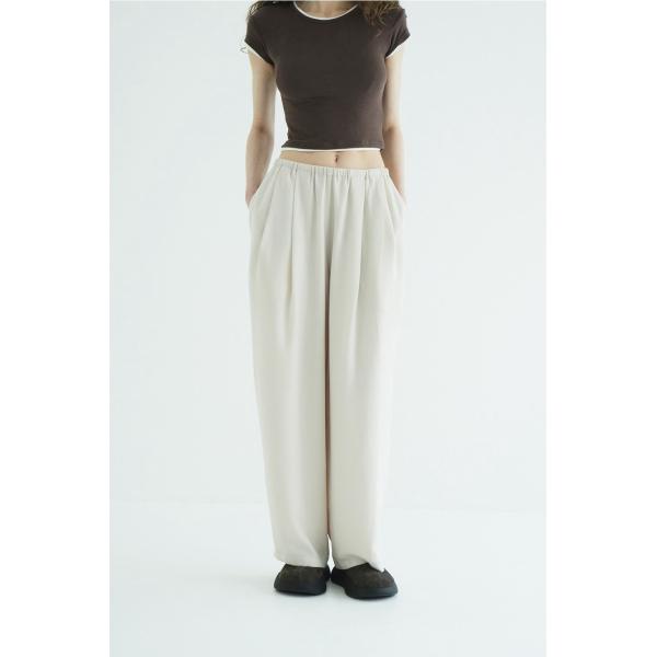 クラネ / CLANE ドローストリングルーズタックパンツ - DRAWSTRING LOOSE T...