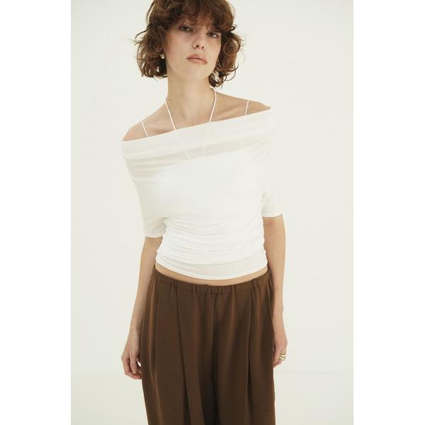 クラネ / CLANE ベアトップ -  THIN CORD HALTER NECK TOPS (W...