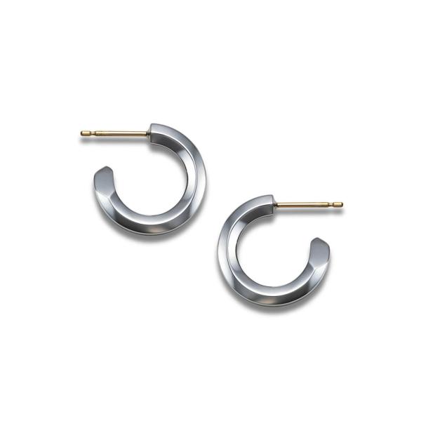 キャリアリング / CAREERING 【両耳用】デルタ DELTA 301F（SV）｜六角形シルバ...