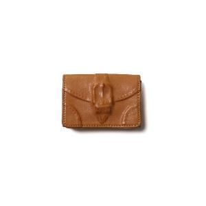 メゾン ミハラヤスヒロ / Maison MIHARA YASUHIRO あぶり出しスリーウォレットミニ - Invisible 3 Wallet Mini- CAMEL｜addict-online