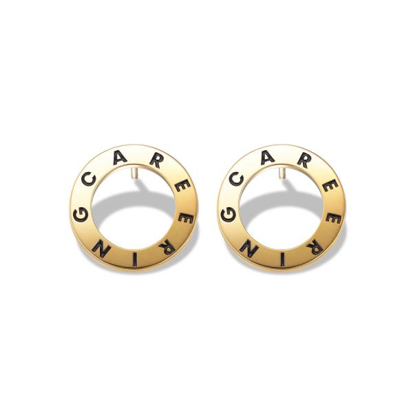 キャリアリング / CAREERING 【両耳用】 ピアス-  CHANSON R501（YW）