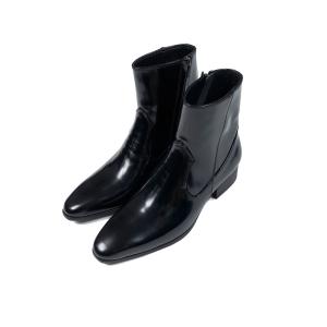 ガラアーベント / GalaabenD パテント 4.5cm ヒールブーツ -Patent Heel Boots 1.8inch｜addict-online
