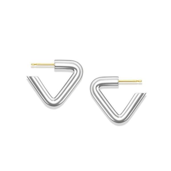 キャリアリング / CAREERING 【両耳用】TRIANGLE 301 WHITE  トライアン...