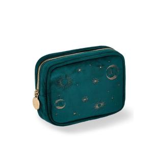 ニル デュエ / ニル アン トーキョー / NIL DUE / NIL UN TOKYO マルチポーチ - VELOUR MULTI POUCH / BLUISH GREEN｜addict-online