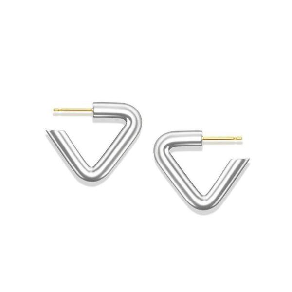 キャリアリング / CAREERING 【両耳用】TRIANGLE 501 WHITE トライアング...