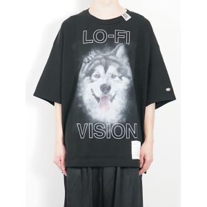 メゾン ミハラヤスヒロ / Maison MIHARA YASUHIRO ドッグプリントTシャツ - Dog Printed T-shirt - BLACK｜addict-online