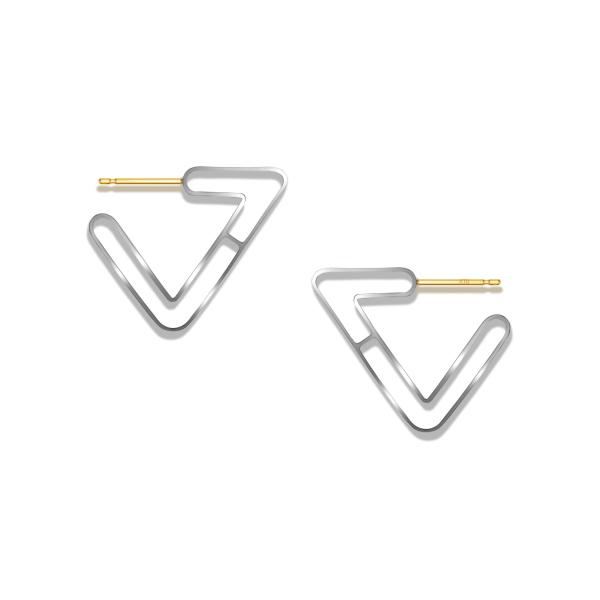 キャリアリング / CAREERING 【両耳用】 FRAME T 501S WHITE -  トラ...