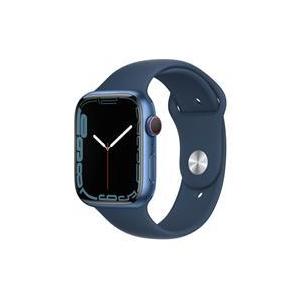 【新品/在庫あり】Apple Watch Series 7 GPS+Cellularモデル 45mm MKJT3J/A [アビスブルースポーツバンド]｜additionelekitel