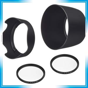 Canon EOS Kiss X7 ダブルズームキット用互換レンズフード