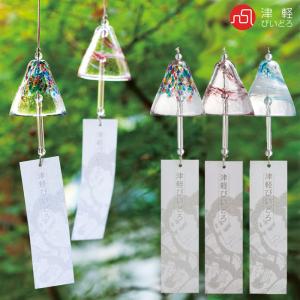 津軽びいどろ 風鈴 NEBUTA 桜流し アデリア 日本製