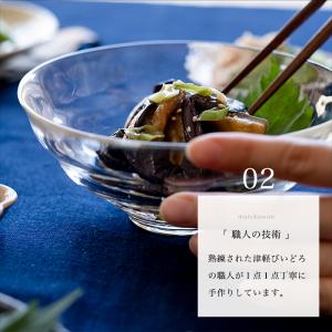 津軽びいどろ 抹茶碗 清 耐熱ガラス レンジ対...の詳細画像5