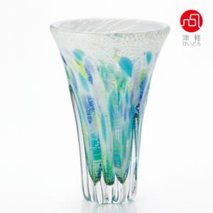 津軽びいどろ 花瓶 花びん フラワーベース 花器 おしゃれ ガラス