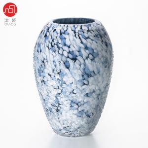 津軽びいどろ 花瓶 花びん フラワーベース 花器 おしゃれ ガラス