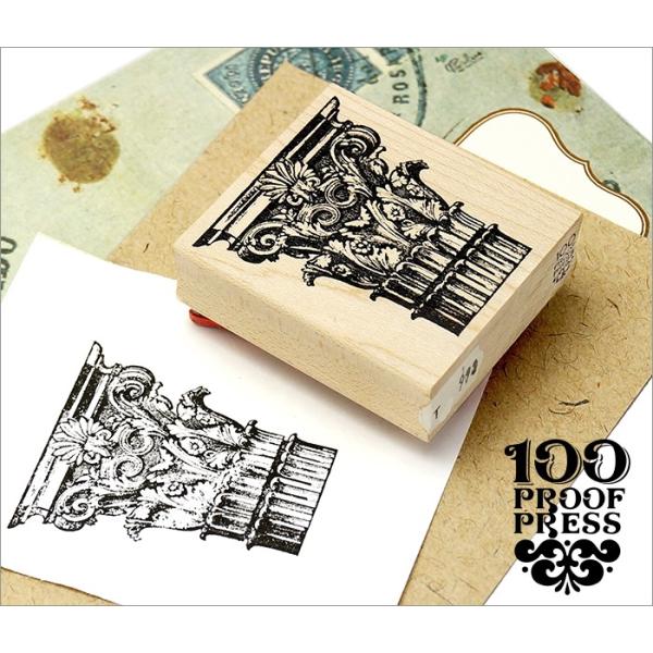 スタンプ 100 Proof Press #998 ギリシャ柱頭 Corinthian Capita...