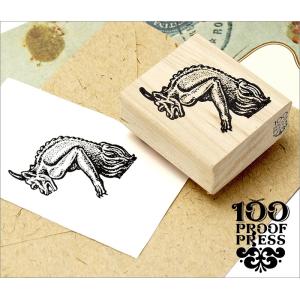 スタンプ 100 Proof Press #4561 ノートルダムガーゴイル Notre Dame Gargoyle スタンプ パリ｜adesso-nip