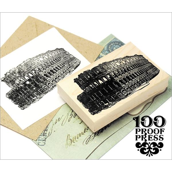 スタンプ 100 Proof Press #5359 ローマ・コロッセオ Roman Coliseu...