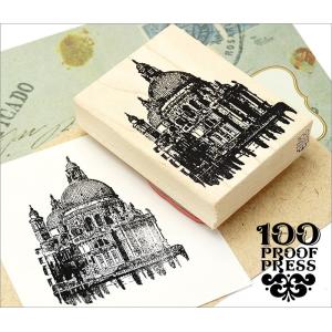 スタンプ 100 Proof Press  #5470 ベネチア教会 Venician Church スタンプ イタリア ヴェネチア｜adesso-nip