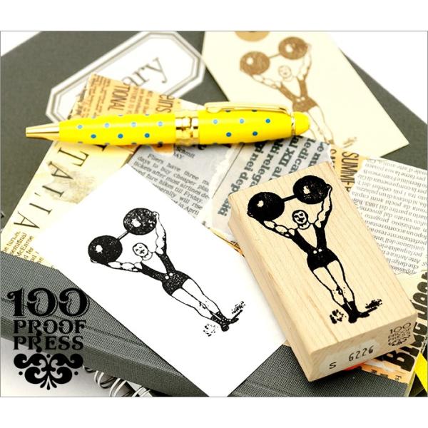 100 Proof Press #6226 ストロングマン Strong Man スタンプ ヴィンテ...