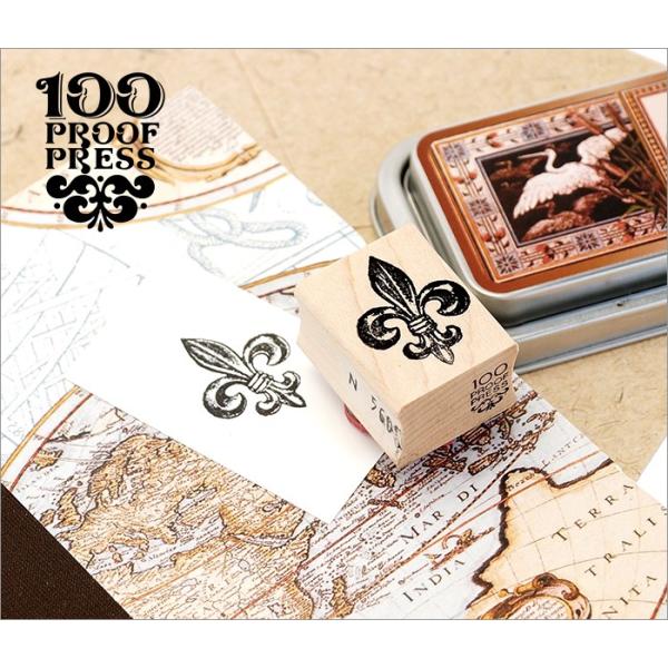 100 Proof Press #5609 フルールドリス Flue De Lure 3 スタンプ ...