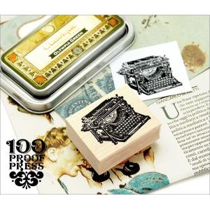 100 Proof Press #2585 タイプライター Underwood Typewriter スタンプ ヴィンテージ｜adesso-nip