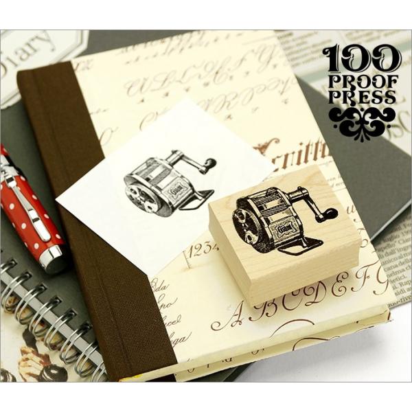 スタンプ 海外 100 Proof Press #863 鉛筆削り Pencil Sharpener...