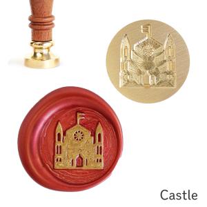 シーリングスタンプ ヘッド ＜ Castle ＞ 単品 替えスタンプ 【Prodused by adesso】 交換用 付け替え 封蝋 キャッスル｜adesso-nip