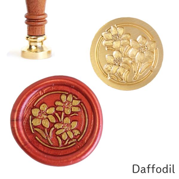 シーリングスタンプ ヘッド ＜ Daffodil ＞ 単品 替えスタンプ 【Prodused by ...