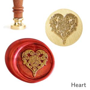 シーリングスタンプ ヘッド ＜ Heart ＞ 単品 替えスタンプ 【Prodused by adesso】 交換用 付け替え 封蝋 ハート｜adesso-nip