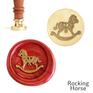 シーリングスタンプ ヘッド ＜ Rocking Horse ＞ 単品 替えスタンプ 【Prodused by adesso】 交換用 付け替え 封蝋 木馬｜adesso-nip