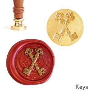 シーリングスタンプ ヘッド ＜ Keys ＞ 単品 替えスタンプ 【Prodused by adesso】 交換用 付け替え 封蝋 カギ｜adesso-nip
