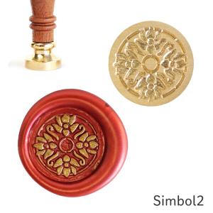シーリングスタンプ ヘッド ＜ Simbol2 ＞ 単品 替えスタンプ 【Prodused by adesso】 交換用 付け替え 封蝋｜adesso-nip