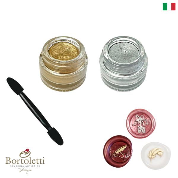 シーリングスタンプ用 ハイライター クリーム イタリア製 Bortoletti 塗布チップ付き シー...