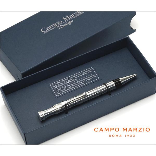 ボールペン CAMPO MARZIO SCRITTA B LEONARDO B 筆記具 シルバー ギ...